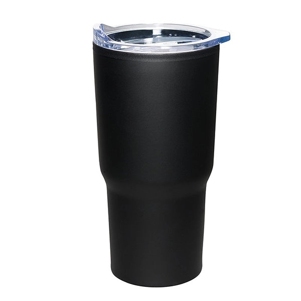 Insulated double-walled tumbler.