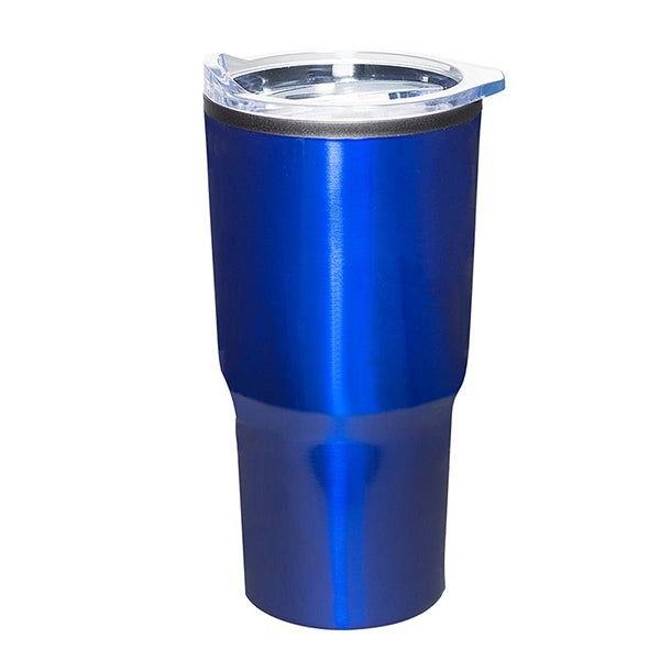 Insulated double-walled tumbler.