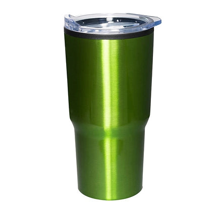 Insulated double-walled tumbler.