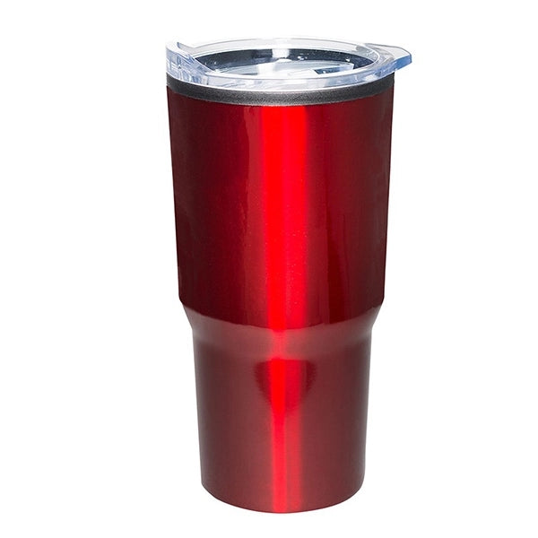 Insulated double-walled tumbler.