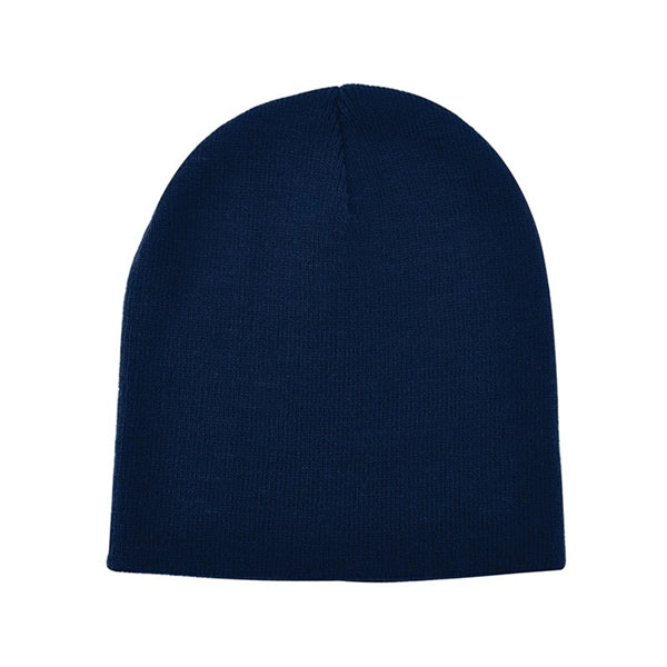 100% Knitted White Beanie