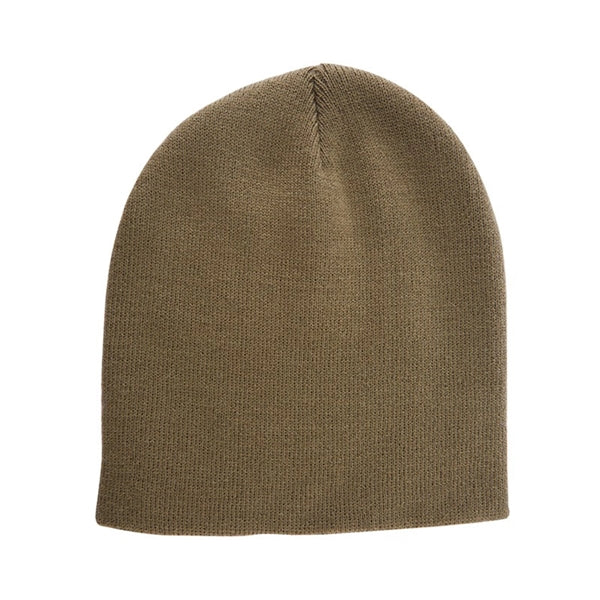 100% Knitted White Beanie
