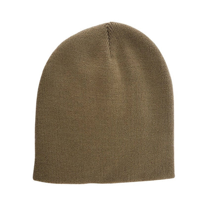 100% Knitted White Beanie
