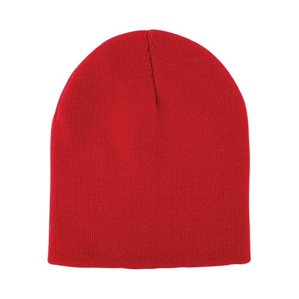 100% Knitted White Beanie
