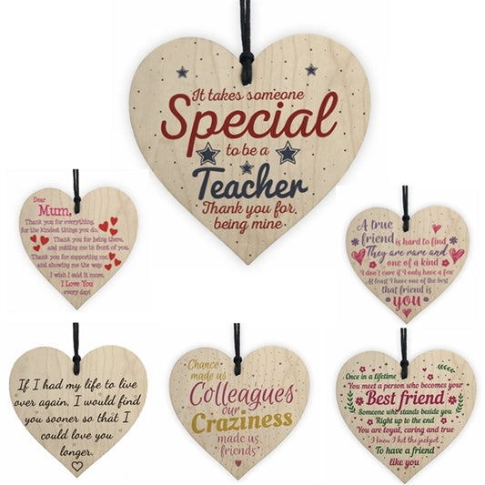 Wood Hang Tags Ornament