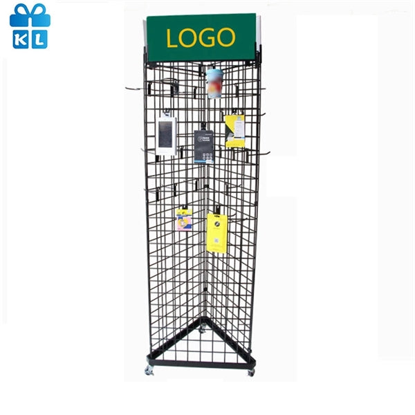 Three Sides Grid Display Stand