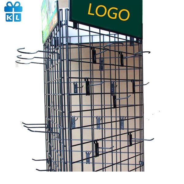 Three Sides Grid Display Stand