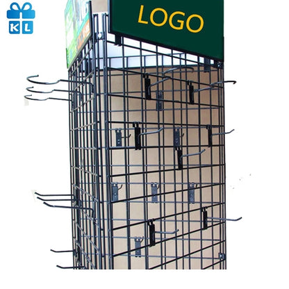 Three Sides Grid Display Stand