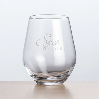 Reina Stemless Wine - Deep Etch
