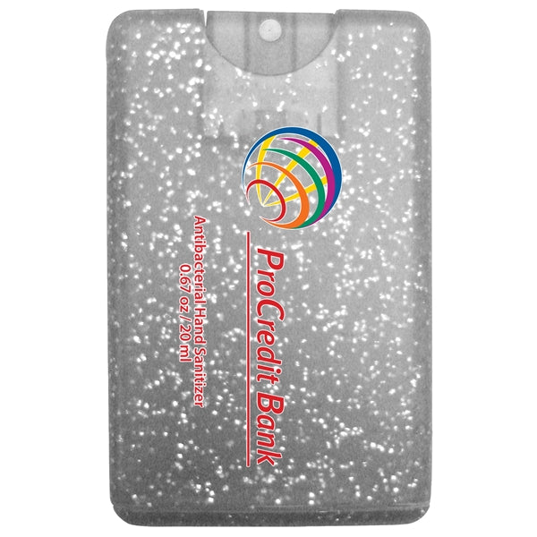 Sparkle/Bling Credit Card Antibacterial Hand Sanitizer