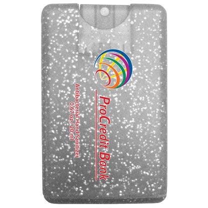 Sparkle/Bling Credit Card Antibacterial Hand Sanitizer