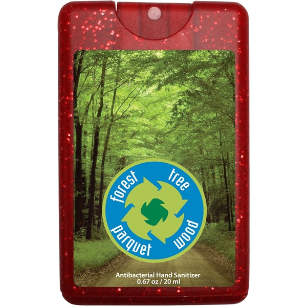 Sparkle/Bling Credit Card Antibacterial Hand Sanitizer