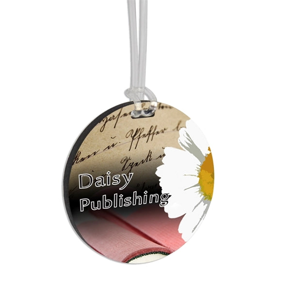 Custom Ultra Vivid Recycled Wood Bag Tags