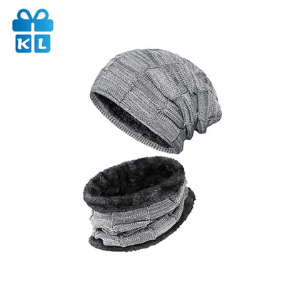 Winter Beanie Hat Scarf Set For Adults And Children