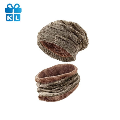 Winter Beanie Hat Scarf Set For Adults And Children