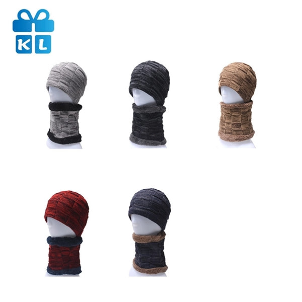 Winter Beanie Hat Scarf Set For Adults And Children
