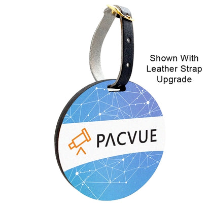 Custom Ultra Vivid Recycled Wood Bag Tags