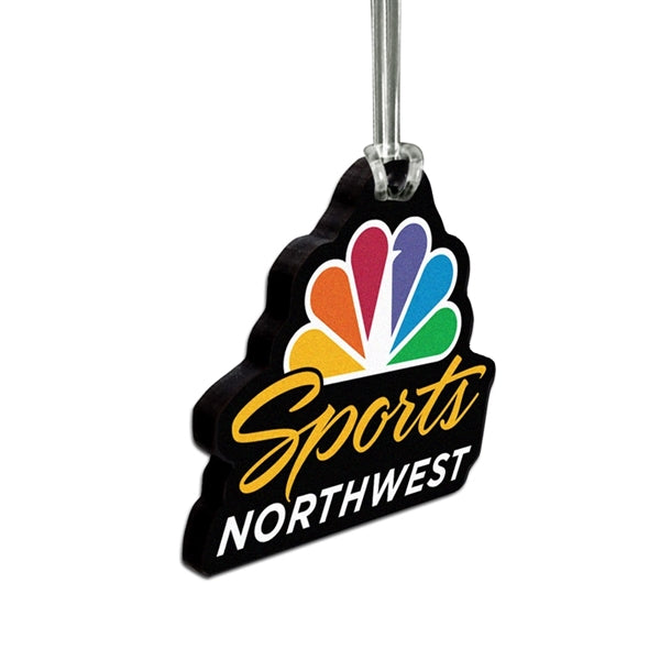 Custom Ultra Vivid Recycled Wood Bag Tags