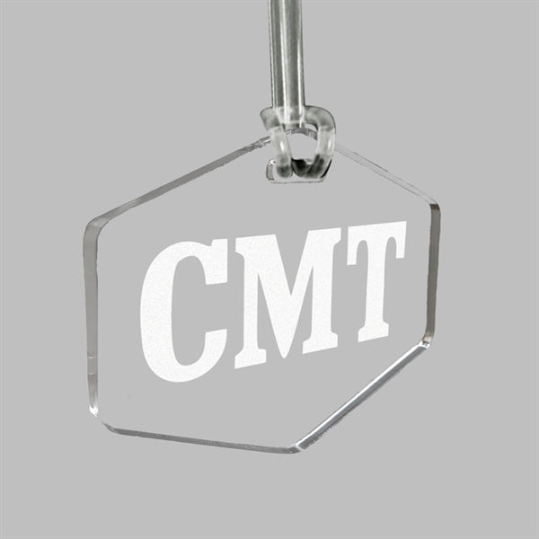 Custom Acrylic Laser Etched Bag Tag