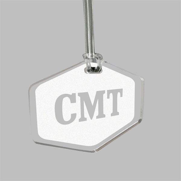 Custom Acrylic Laser Etched Bag Tag