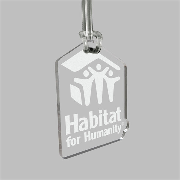 Custom Acrylic Laser Etched Bag Tag