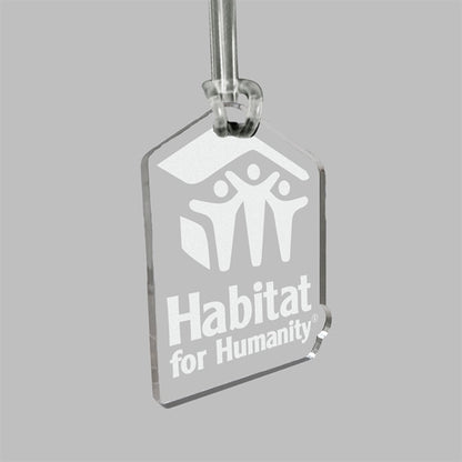 Custom Acrylic Laser Etched Bag Tag