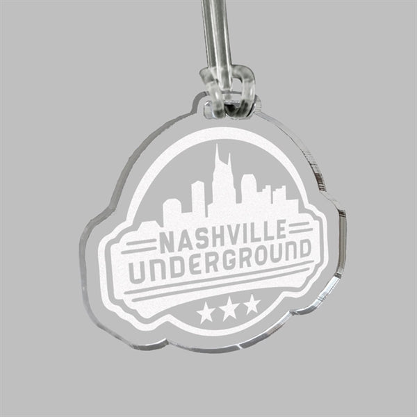 Custom Acrylic Laser Etched Bag Tag