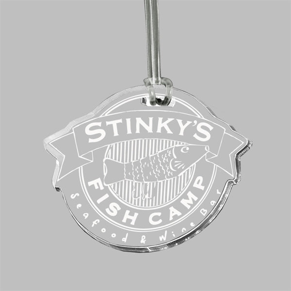Custom Acrylic Laser Etched Bag Tag