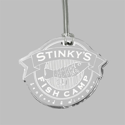 Custom Acrylic Laser Etched Bag Tag