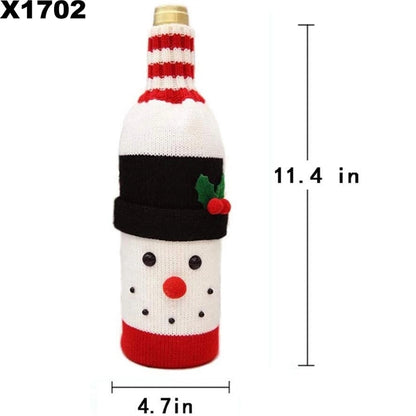 Christmas Sweater Wine Bottle Cover