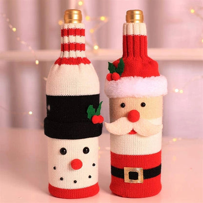Christmas Sweater Wine Bottle Cover