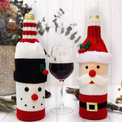 Christmas Sweater Wine Bottle Cover