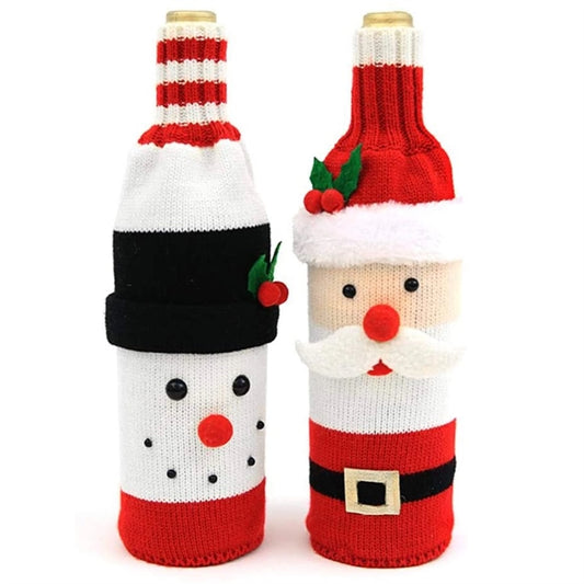 Christmas Sweater Wine Bottle Cover