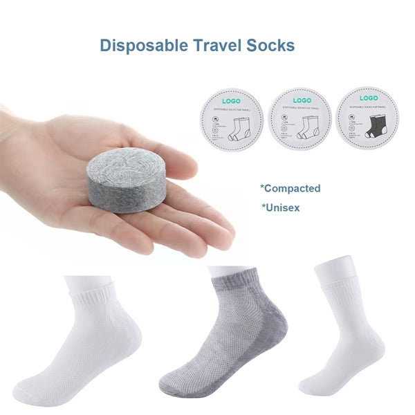 Disposable Compressed Travel Socks