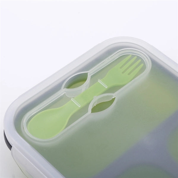 Triple Compartments Collapsible Lunch Set