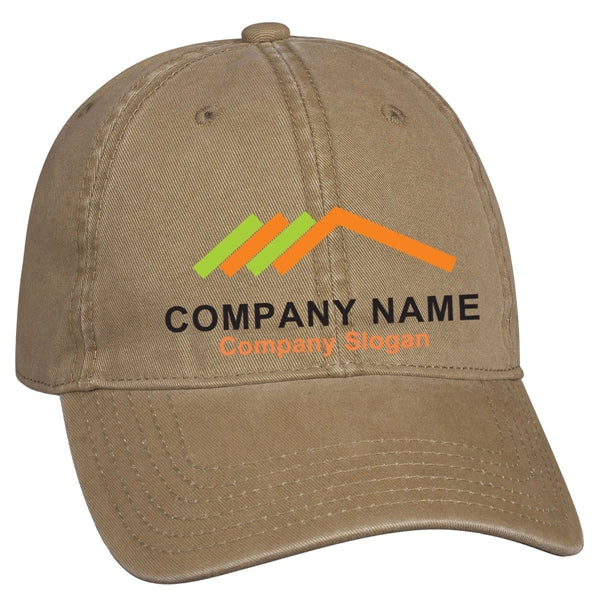 Classic Washed Cotton Cap with 6 Panel