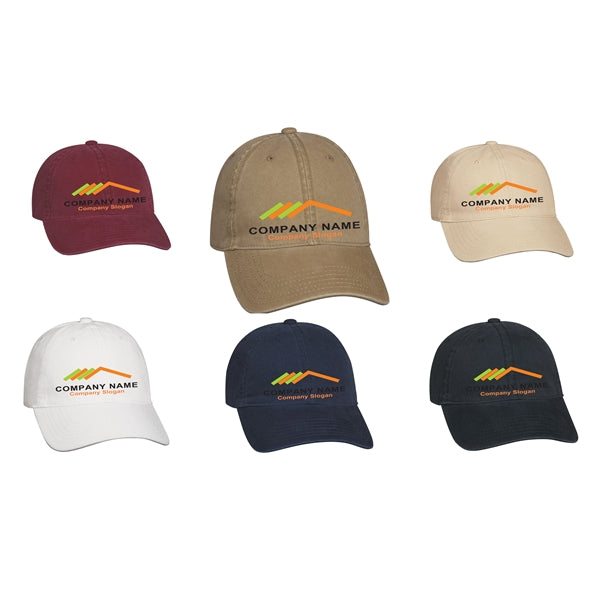 Classic Washed Cotton Cap with 6 Panel
