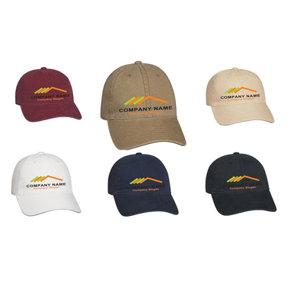 Classic Washed Cotton Cap with 6 Panel