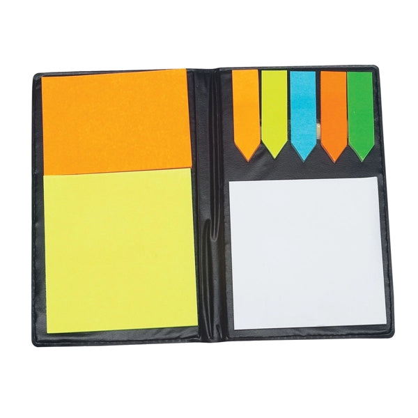 Padfolio with Sticky Notes and Flags