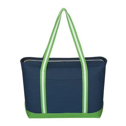 Large Cotton Tote Bag with Zipper