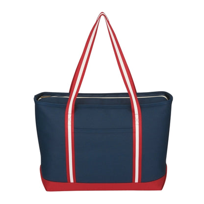 Large Cotton Tote Bag with Zipper