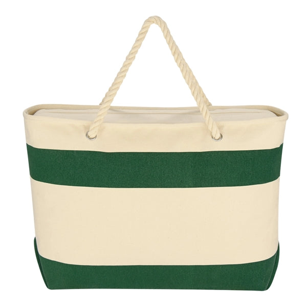 Large Cotton Tote Bag with Rope Handles