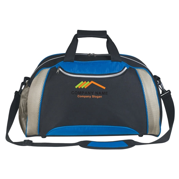 Duffel Bag with Hook and Loop Closure