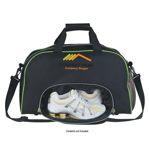 Duffel Bag with Hook and Loop Closure