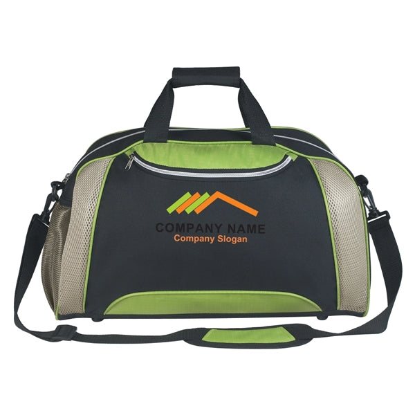 Duffel Bag with Hook and Loop Closure