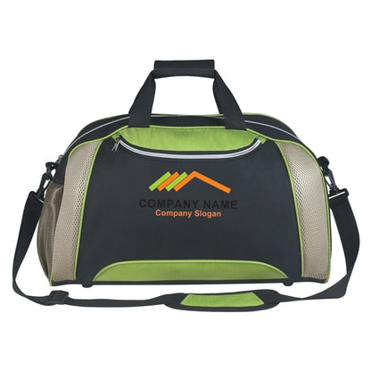 Duffel Bag with Hook and Loop Closure