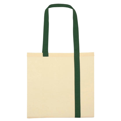 Econo Canvas Tote Bag with Stripes