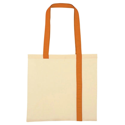Econo Canvas Tote Bag with Stripes