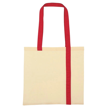 Econo Canvas Tote Bag with Stripes