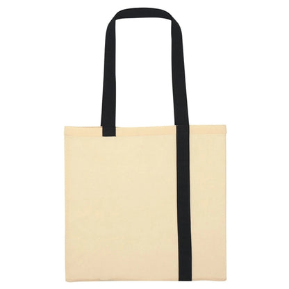 Econo Canvas Tote Bag with Stripes